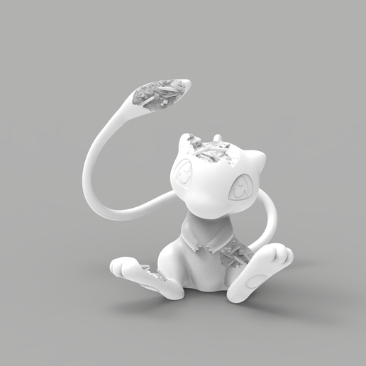 🗝️ MEW KEYCHAIN DANIEL ARSHAM STYLE SCULPTURE - WITH
