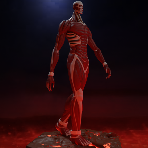 Colossal titan Armin-Shingeki no Kyojin 3D model