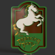 1.png Lord of the Rings Prancing Pony Wall Mounted Sign