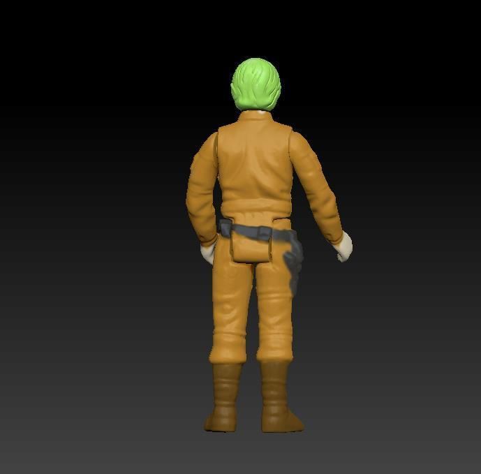 ScreenShot960.jpg 3D file Star Wars .stl LUKE SKYWALKER (Bespin) .3D action figure .OBJ Kenner style.・3D printing template to download, DESERT-OCTOPUS