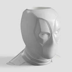 1.png STL file Deadpool popcorn bucket - Popcorn bucket・Model to download and 3D print