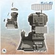 3.jpg Sci-Fi telecommunication base with tower and large antenna (16)  - Future Sci-Fi SF Infinity Terrain Tabletop Scifi