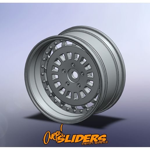 🛞 VIP MODULAR VC210 RC DRIFT WHEEL・ STL File for 3D printing・Cults