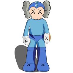 00000.jpg Archivo STL Kaws Megaman・Modelo para descargar e imprimir en 3D