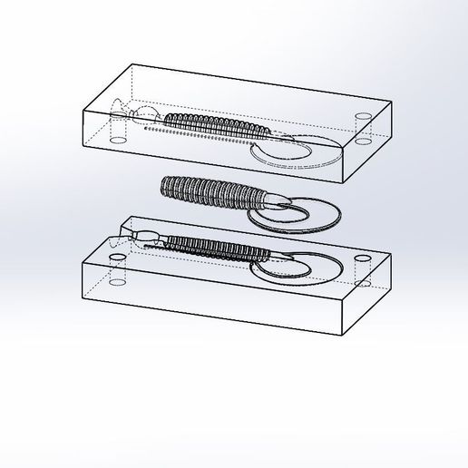 twist4.JPG Twist" soft lure mold