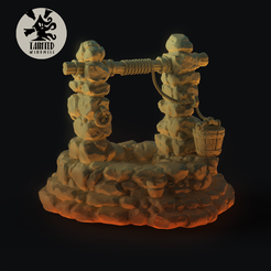 = 3D file Desert Well・3D printer model to download, taintedwindmill