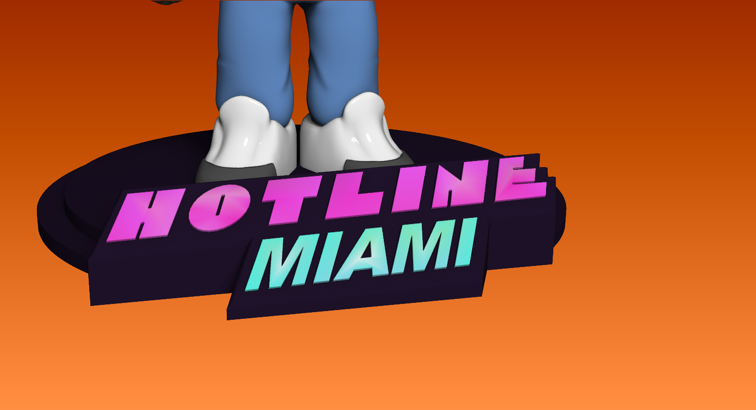 4.png Descargar archivo STL Hotline Miami - Richard/Jacket • Plan para la impresión en 3D, anthonysamir3d