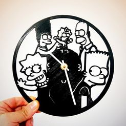 284adab14bce82de99f33c9cbecf9ef5_display_large.jpg Fichier STL gratuit Reloj Simpsons・Modèle pour impression 3D à télécharger