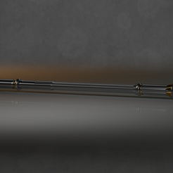 electrostaff.png STL file Coruscant Guard Electrostaff - The Clone Wars (Hot Toys Edition) - STL Files・3D printer design to download