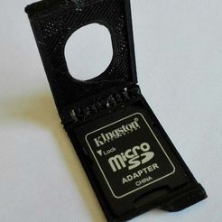 Caixa flip para cartão SD