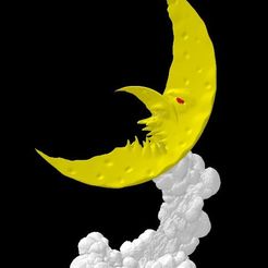 bad-moon.jpg Free STL file "In the Light of The Bad Moon" Marker・3D printing template to download