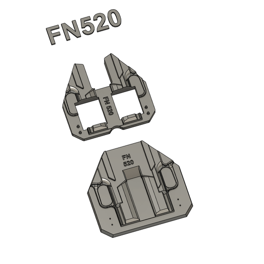 FN 520 Split Holster Mold