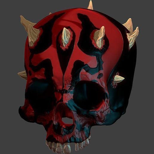 Darth-Maul Skull 3D model