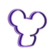 mouse 3.75inches.stl 5 sizes - Mouse Animal Cookie Cutter - SHARP cutting edges - So Versatile!