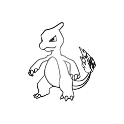 Charmeleon.png Файл STL Настенное искусство покемона Чармелеона・Модель для загрузки и печати в формате 3D