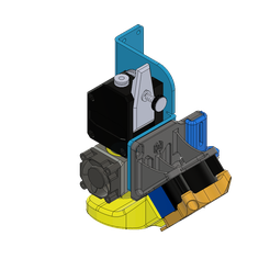ISO View Dragon Bondtech Carriage F360 Assy v4.png Archivo STL ARTILLERÍA SIDEWINDER 4020 VENTILADOR CONDUCTO V3 46° BMG E3D-DRAGON-V6・Modelo para descargar y imprimir en 3D