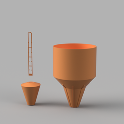 4.5L-01.png Free STL file 4.5L oil cone・3D print design to download