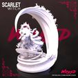 231020 Wicked - Scarlet squared 05.jpg Wicked Marvel Scarlet Witch Sculpture: STLs ready for printing