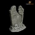 Gothic-Tombstone-7-Broken-Thumbnail-V1.jpg Graveyard Gravestone and Obelisk Marker Pack - LegendGames