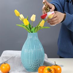 SA.jpg Datei STL Nordische Matte Blumenvase・Modell für 3D-Druck zum herunterladen