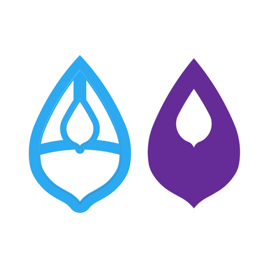 POLYMER CLAY CUTTER . SIMPLE , 5SIZE 3D model