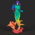 Part1-Camera.png Sci-FI Mermaid - 3D print ready - 3D print model