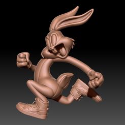 bugs-bunny-3d-model-obj-stl.jpg Free STL file Bugs Bunny・3D printer design to download, yugeshsandhi
