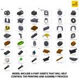 12.jpg Fallout Weapons Bundle - 3 Printable models - STL + CAD + OBJ - Commercial Use