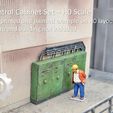 ScaleFiction3D_Cabinet_2.jpg H0 Scale - Control Cabinet and Cable Tray 3D print model