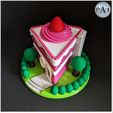 006B.jpg ILLUMINATED FAIRY HOUSES - THE CAKE SLICE!