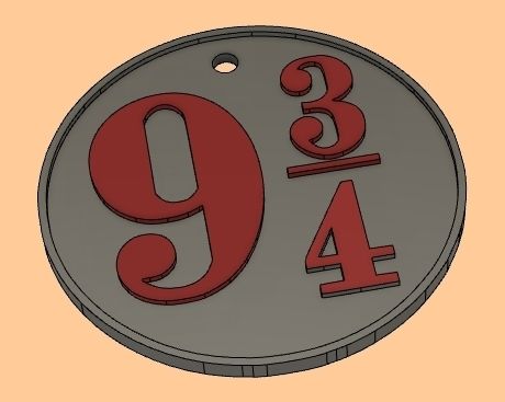 Harry Potter Medal - 3D model önizlemesi