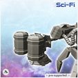 5.jpg Set of three futuristic turrets with energy cannons (1) - Future Sci-Fi SF Post apocalyptic Tabletop Scifi Wargaming Planetary exploration RPG Terrain