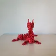 Flexi Print-in-Place Imperial Dragon with 3MF Included!