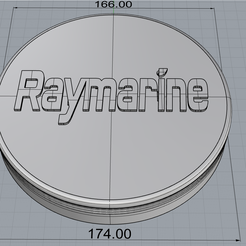 tapa-raymarine.png Fichier STL A2VELAS・Modèle à télécharger et à imprimer en 3D