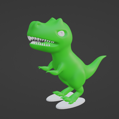 STL file T-REX GUY STUMBLE GUYS LOW POLY 🦖・3D print object to  download・Cults