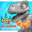 Boon_Allosaurus_7_SQUARE.jpg Boon the Tiny T. Rex: Allosaurus UpKit (Arms ONLY) - 3DKitbash.com