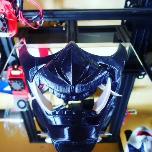 Маска киберпанка Oni