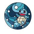 Squirtle-Color.jpg Squirtle Stained Glass (Pokémon)