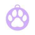 keychain-paw1.stl Keychain Paw (Version 1)