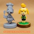 Cults_Amiibo_Scaled.jpg Animal Crossing Franklin 3D Model - STL file for 3d Printing -  Amiibo Scale - 3d Printable Animal Crossing New Horizons Figure