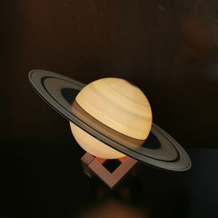 IMG_20210223_121649.jpg STL file Planeta Saturno 9 cm DIA. Planet Saturn 9 cm DIA.・3D printer design to download