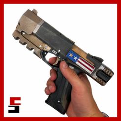 cults-special-17.jpg Fichier 3D Cyberpunk 2077 Dying Night Gun Replica Prop Pistol Weapon・Design pour imprimante 3D à télécharger