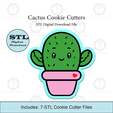 Etsy-Listing-Template-STL.png Cactus Cookie Cutters | STL Files
