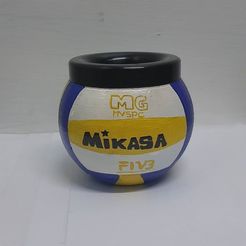 102731035_839665473187107_332634193478645357_o.jpg Archivo STL gratis Mate Voley Mikasa・Modelo de impresión 3D para descargar