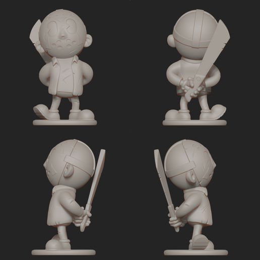 STL file Jason Voorhees Toon 👾 ・3D printable model to download・Cults