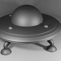 Retro-Saucer_ship.png Fichier STL Soucoupe spatiale rétro 2・Modèle à imprimer en 3D à télécharger