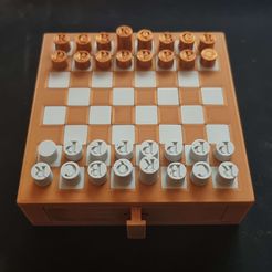 20221223_203047.jpg Datei STL Schach 10x10cm・Modell für 3D-Druck zum herunterladen