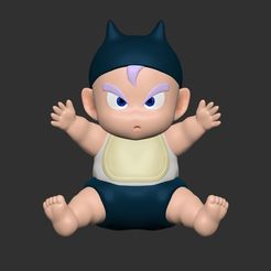 Captura-de-pantalla-2022-09-30-092w158.jpg Archivo STL Trunks Bebé sentado Dragon Ball Z・Diseño para descargar y imprimir en 3D, YunaCL