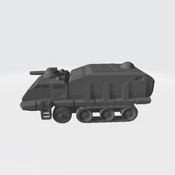 Sherpa-Armored-truck-(Fuel-Tanker)1.jpg Télécharger fichier STL Battletechnology Sherpa, réservoir de carburant blindé • Objet à imprimer en 3D, kiwicolourstudio
