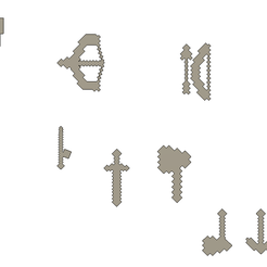 Free STL file Espada - Minecraft 🧲・3D print model to download・Cults